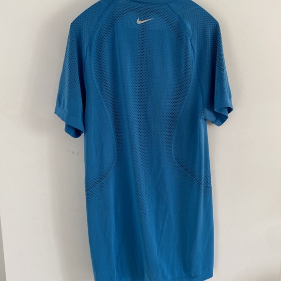 NIKE DRIFIT SRAMLESS running tee shirt S teal - Picture 4 of 4